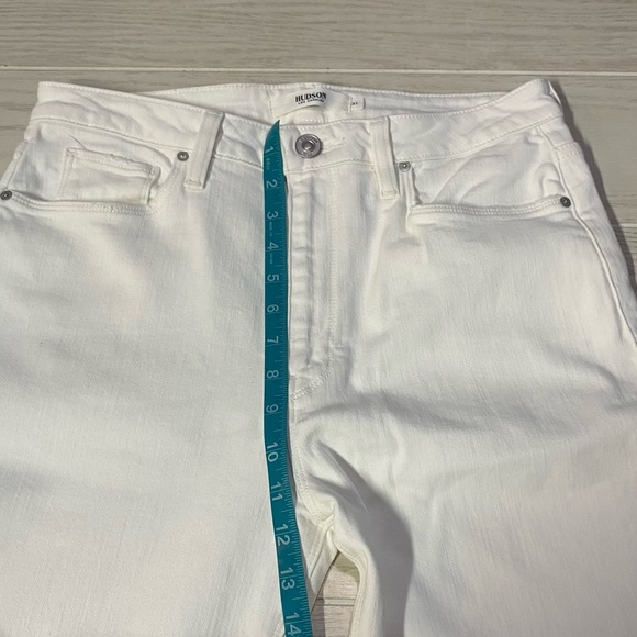 Hudson White Holly Flare Jeans - Picture 5 of 8